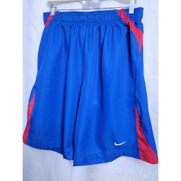 Nike Red/Blue Drawstring Swim Trunks Mens size XL - Picture 2 of 4